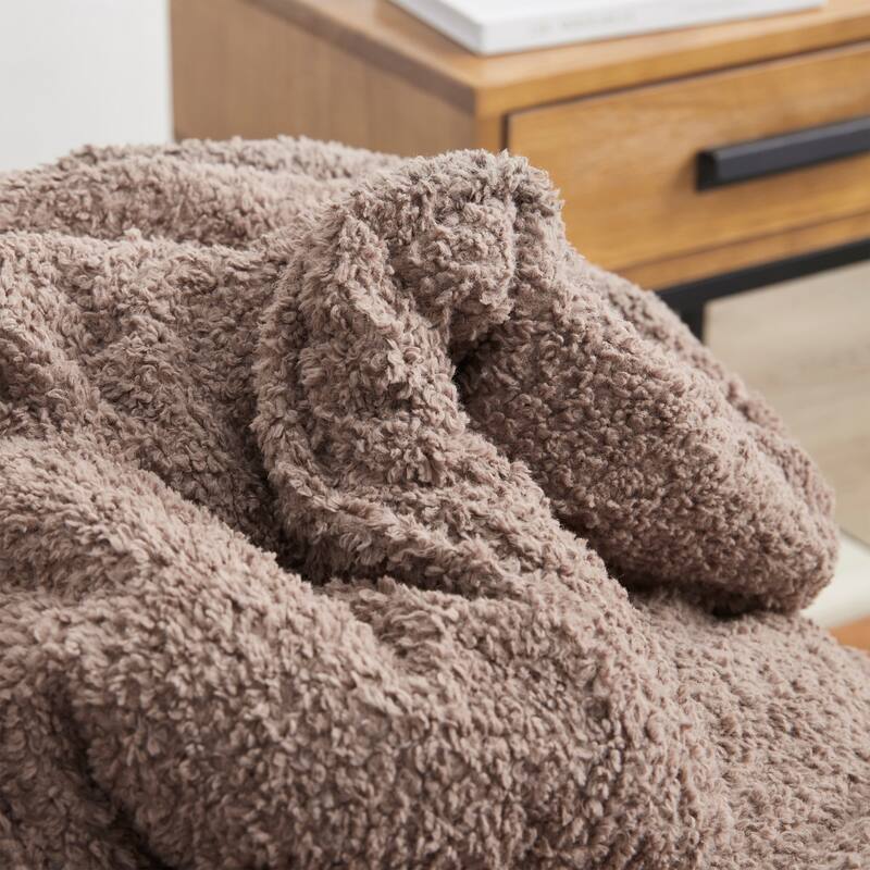 My Childhood Teddy Bear - Coma Inducer® Oversized Comforter Set - Real Brown
