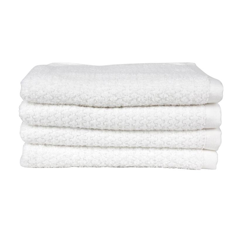 Everplush Hand Towel Set, 4 Pieces - N/A - white