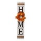 preview thumbnail 13 of 34, Glitzhome 42"H Wooden "HOME" Porch Sign with 3 Changable Floral Wreaths