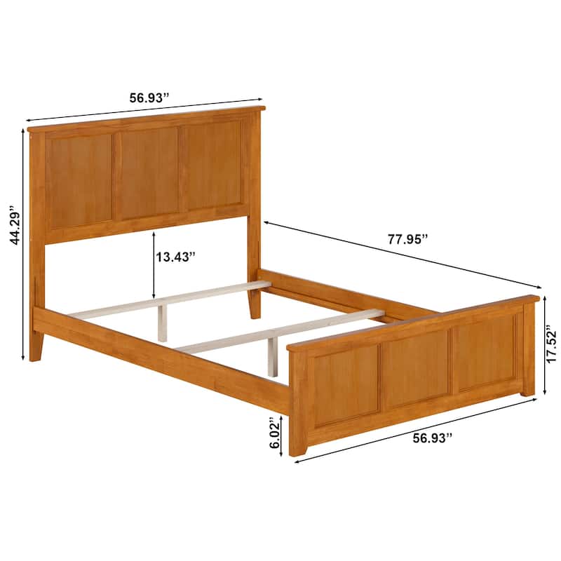 AFI, Madison Foundation Bed with Matching Footboard