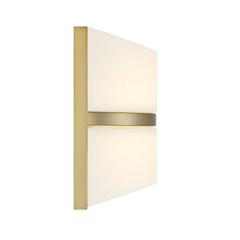 Minka Lavery 822-L Velaux 11" Tall LED Wall Sconce with Faux Alabaster