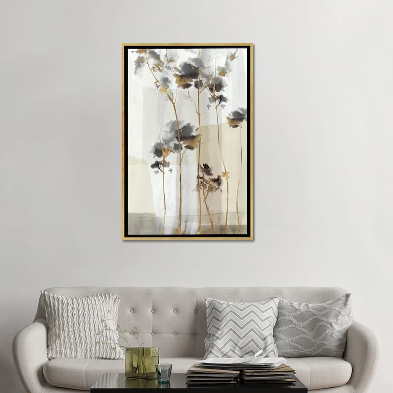 iCanvas "Golden Zen II" by Eva Watts Framed Canvas Print