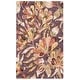 preview thumbnail 32 of 71, SAFAVIEH Handmade Blossom Jetchka French Country Floral Wool Rug 4' x 6' - Purple/Sage - Rectangle
