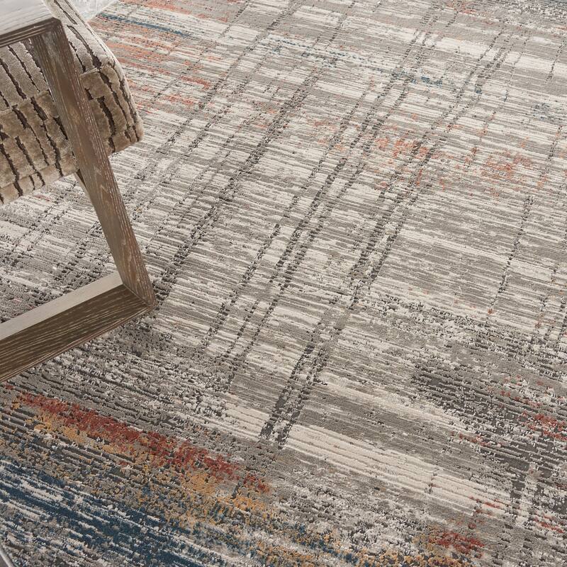 Nourison Rustic Textures Abstract Rustic Area Rug