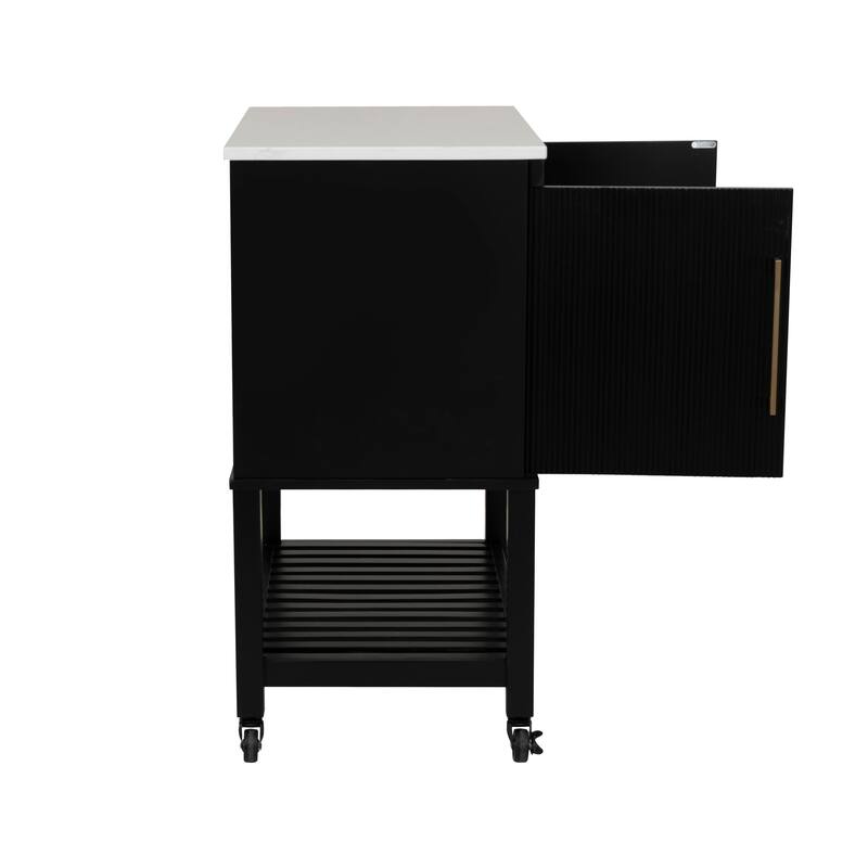 Kolton Kitchen Cart - 30"W x 18"D x 35.5" H