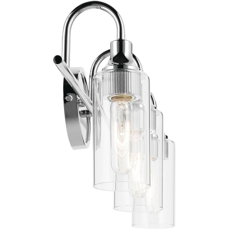 Kichler 55211 Kavi 3 Light 23" Wide Vanity Light with Clear Glass