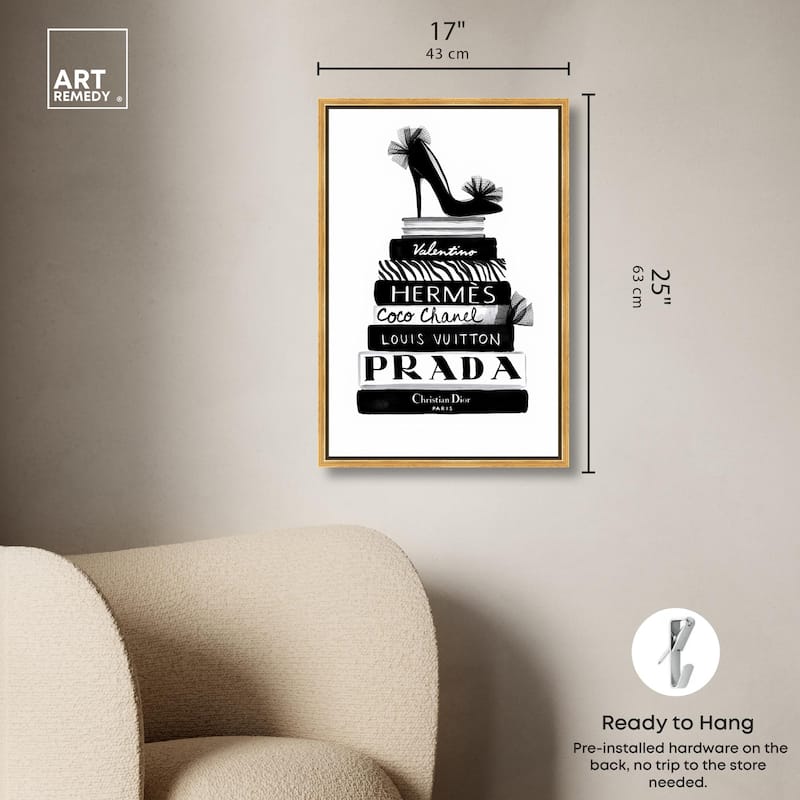 Library Luxe Canvas by Art Remedy