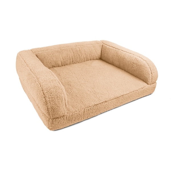 Sherpa dog bed cheap