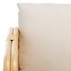 preview thumbnail 14 of 22, SAFAVIEH Alybeth Boho Coastal Solid Wood Accent Chair with Cushion - 26" W x 26" D x 26" H