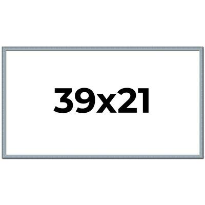 39x21 Frame Rustic Sky Blue Solid Wood Picture Frame | 0.75 Inch
