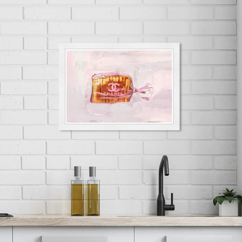 Wynwood Studio Prints Fashion Glam Loaf No 5 Brown Wall Art - White