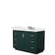 Option Green, Nickel Trim, White Quartz Top