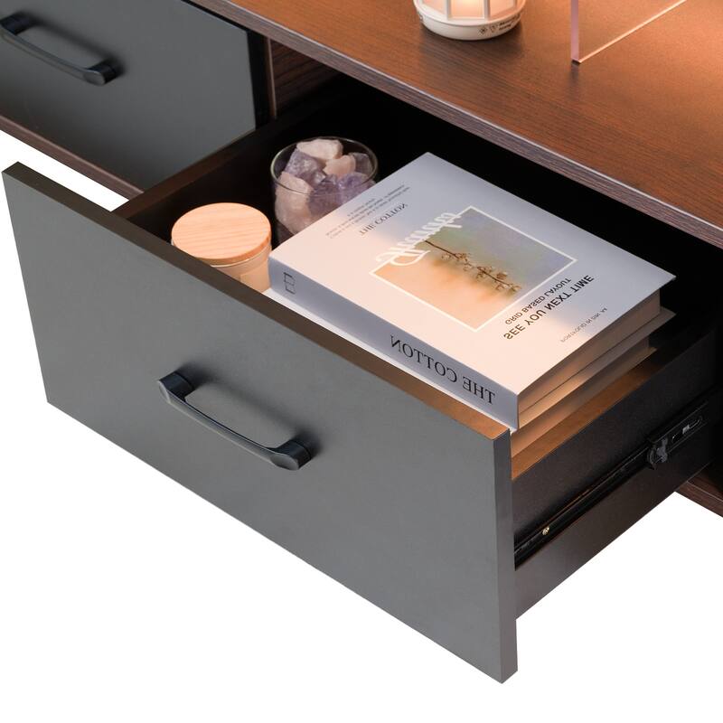 3-Drawer TV Stand for TV's up to 65" Flat Screen Cabinet