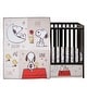 preview thumbnail 2 of 8, Bedtime Originals Snoopy Love 3-Piece Infant Baby Nursery Crib Bedding Set