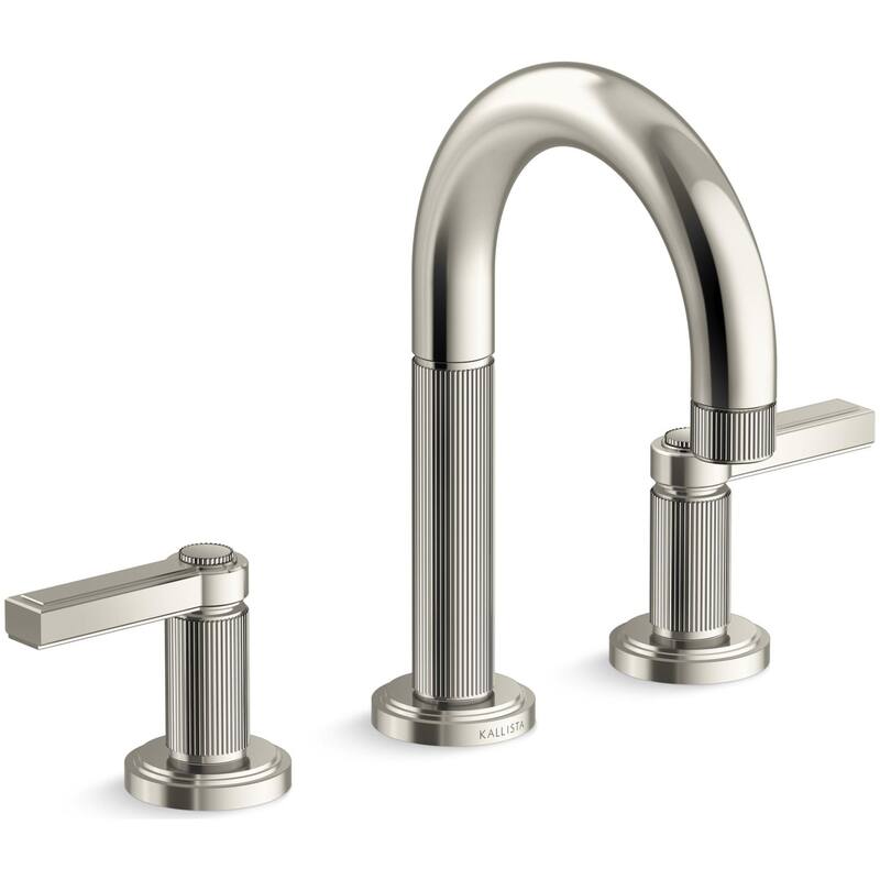 Kallista P80234-LV Vir Stil by L Kirar 1.2 GPM Widespread Bathroom - Polished Nickel