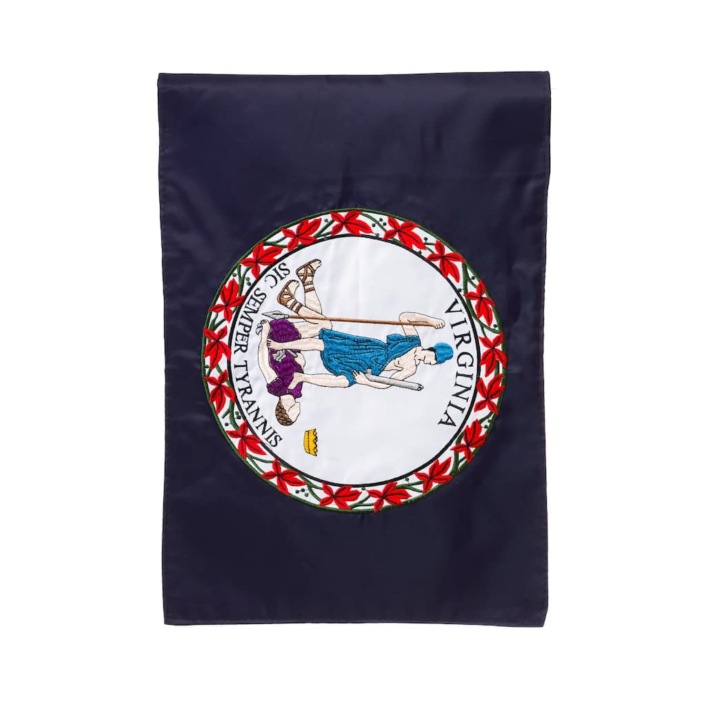 12.5 in. x 18 in. Virginia State Flag Garden Applique Flag