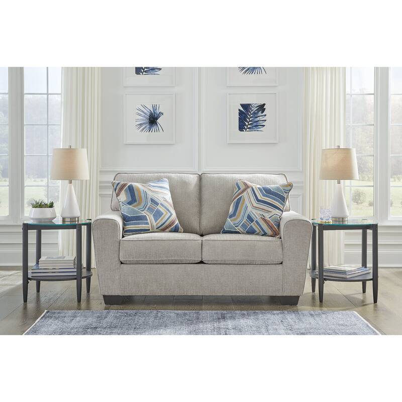 Signature Design by Ashley Cashton Beige Loveseat - 63" W x 38" D x 39" H