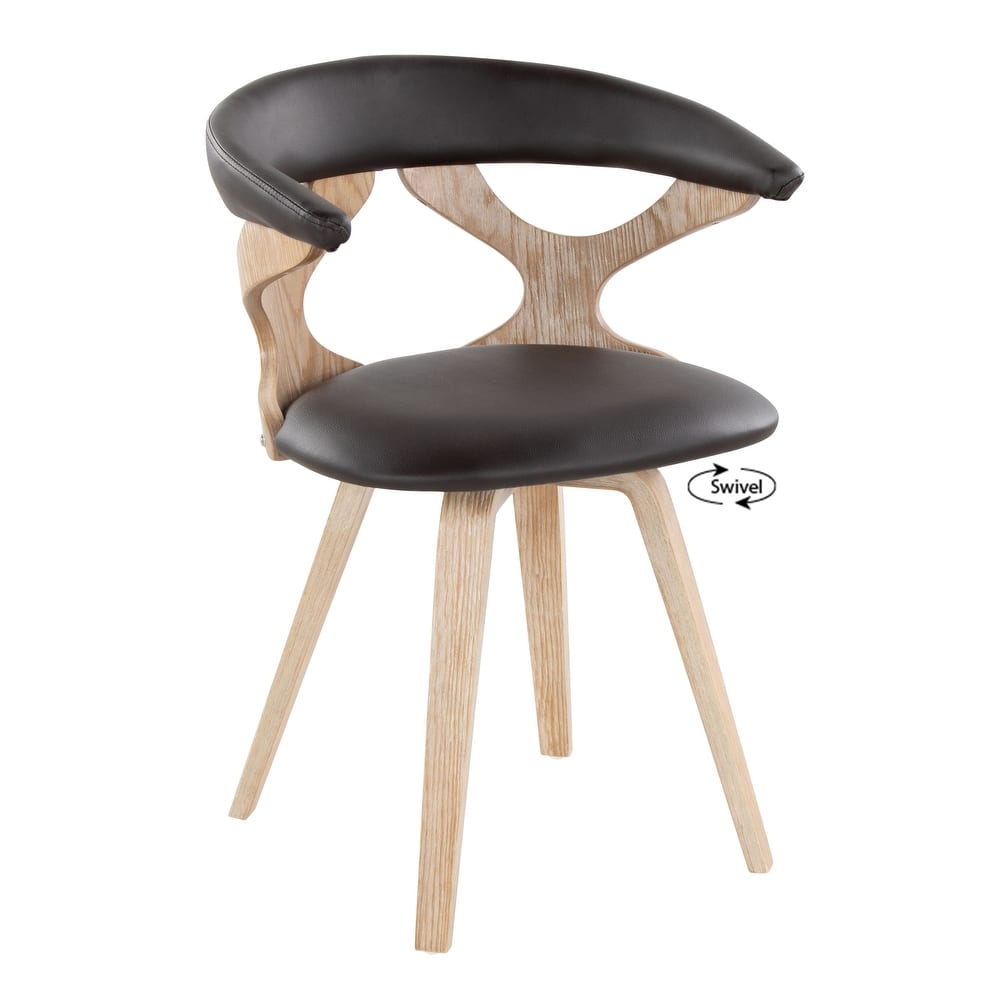 Carson Carrington Viby Mid-century Modern Swivel Dining/ Accent Chair