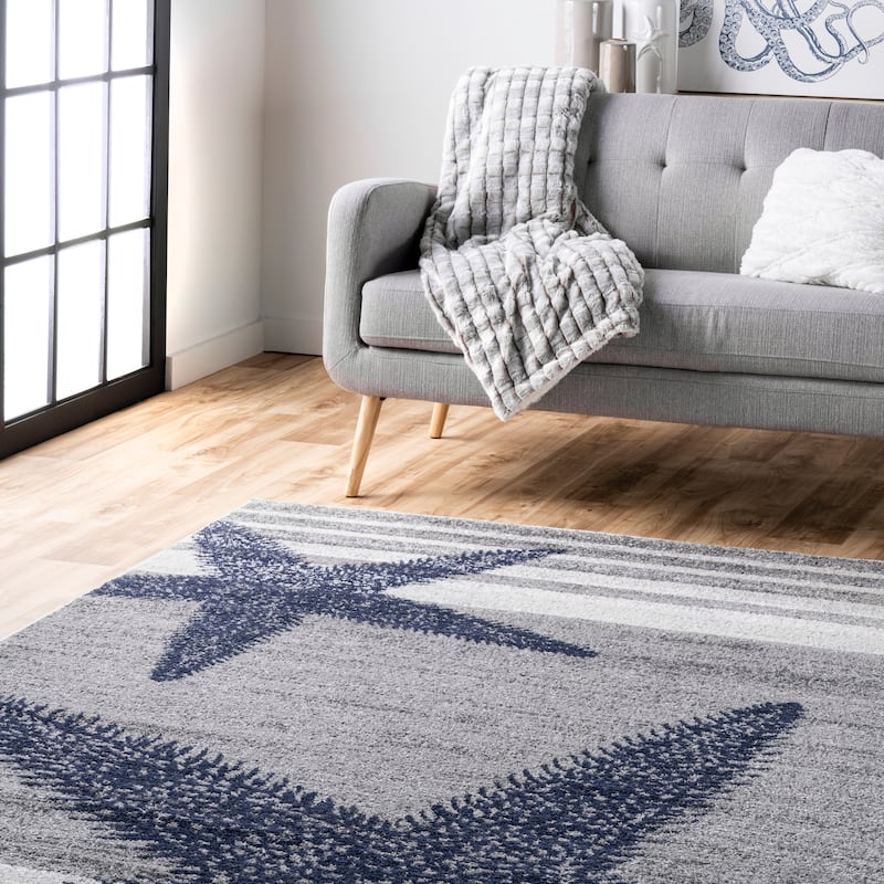 Nuloom Nidia Nautical Striped Area Rug