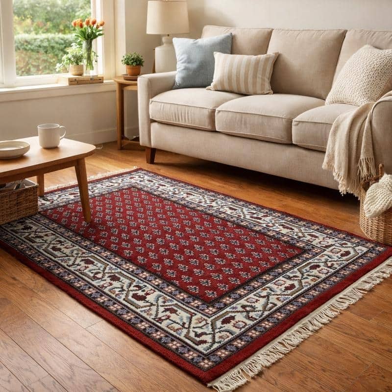 HERAT ORIENTAL Handmade Mir Wool Rug - 2'5 x 4'9