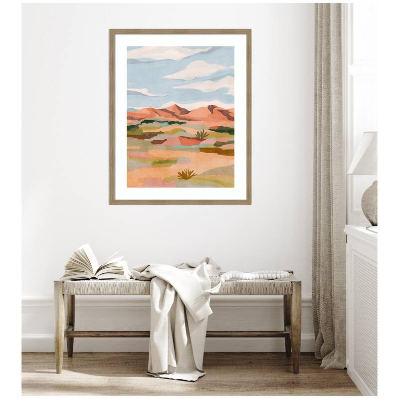 Kate and Laurel Framed Art Southwestern Dreams l by Nikita Jariwala