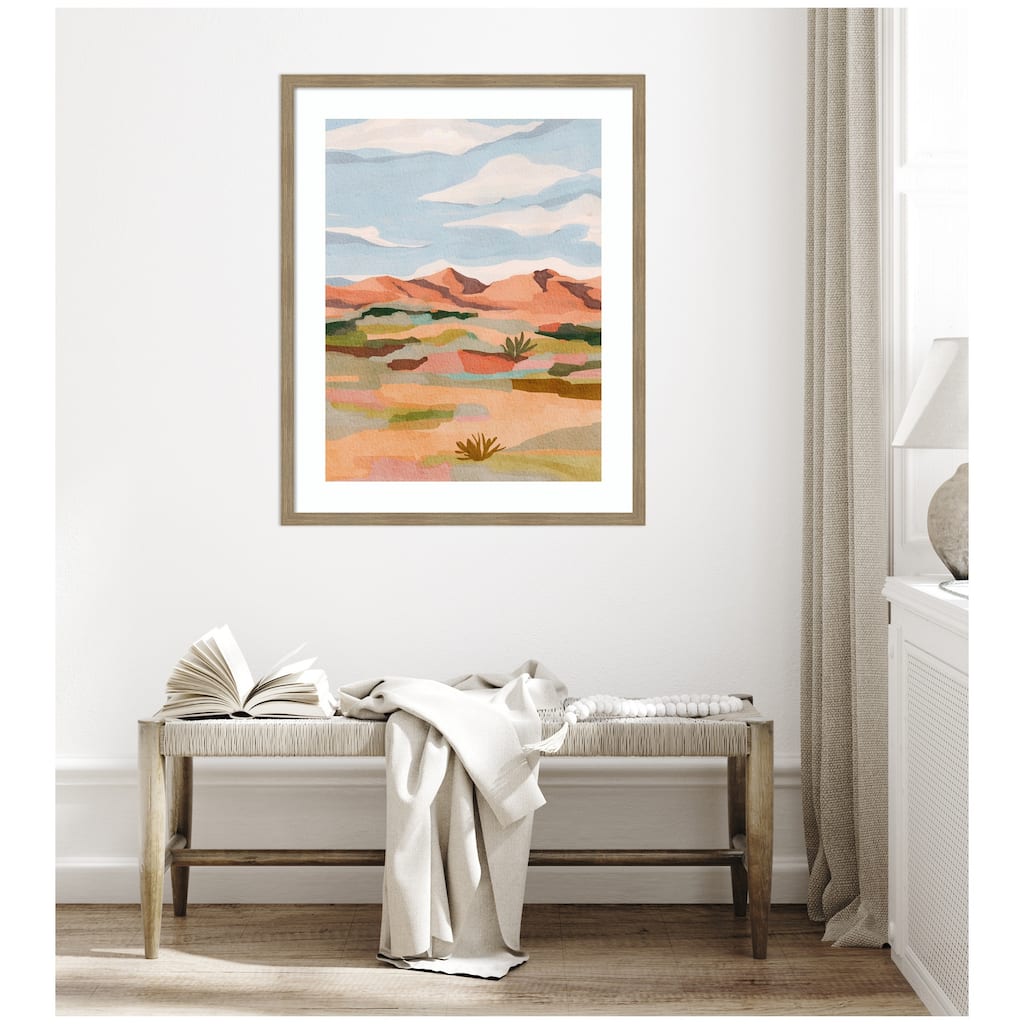 Kate and Laurel Framed Art Southwestern Dreams l by Nikita Jariwala