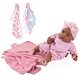 preview thumbnail 4 of 3, Gotz Cosy Aquini 13" Soft Cloth Bath Baby Doll