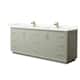 Option Light Green / Giotto Quartz Top / Satin Bronze