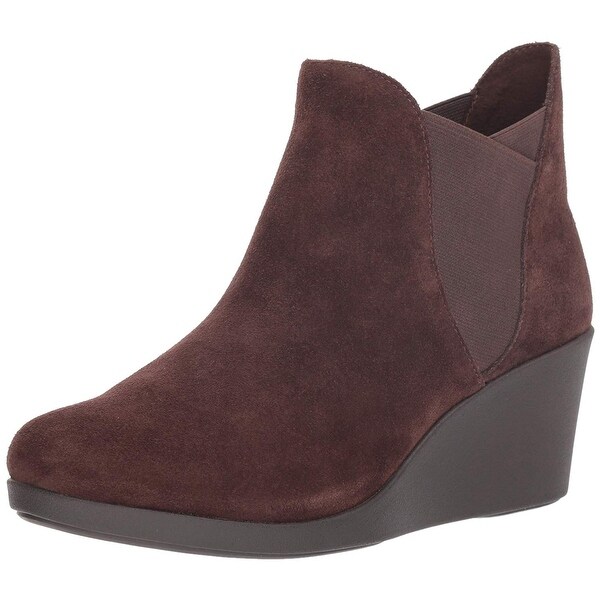 crocs women's leigh wedge chelsea boot