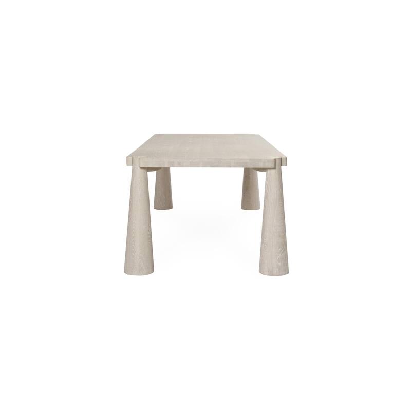 Classic Home Atrop 102" Oak Wood Dining Table