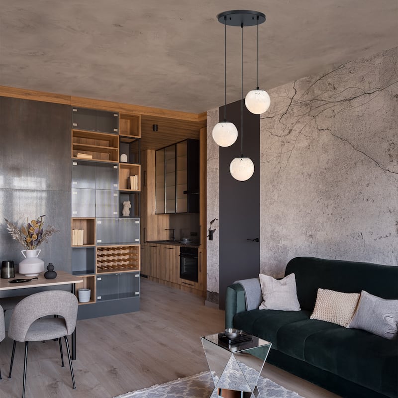 Designers Fountain D282M-3CHA Circo 3 Light 18" Wide Chandelier