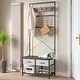 preview thumbnail 9 of 7, Lakyah Rustic Hall Tree 5-in-1 Coat Rack with Storage Dressers