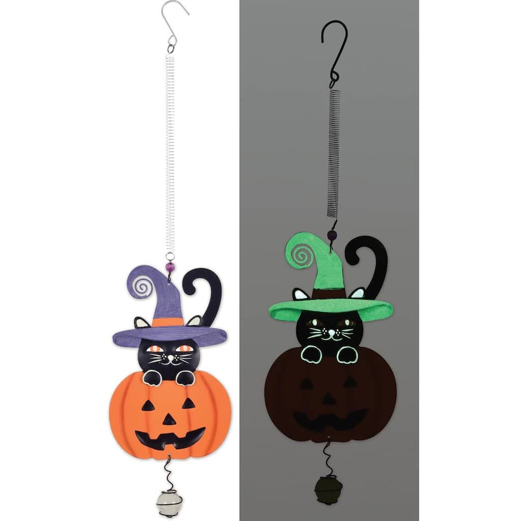 Cat and Pumpkin Bouncy -Set of 2