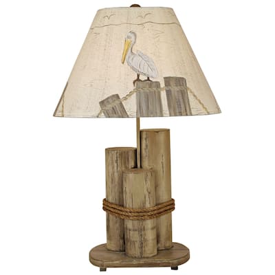 Coastal Dock Pilings Table Lamp