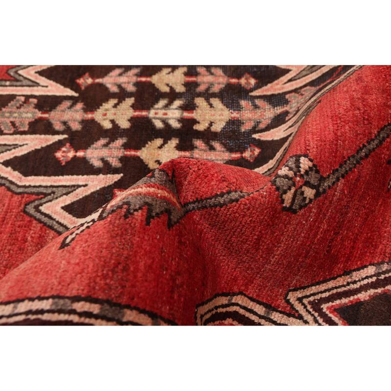 ECARPETGALLERY Hand-knotted Andelz Red Wool Rug - 4'0 x 6'1
