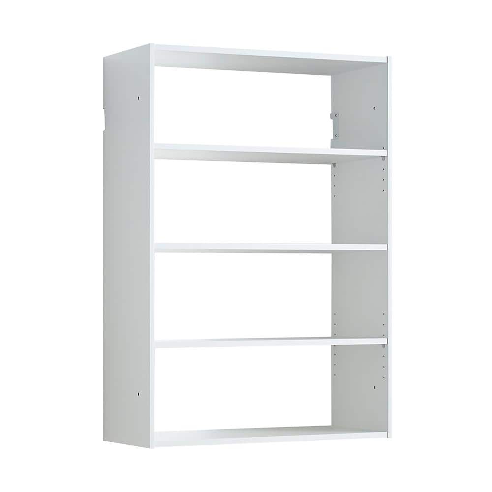 Devi Wall Mounted Wood Closet System - 13.78"D x 94.49"W x 45.28"H