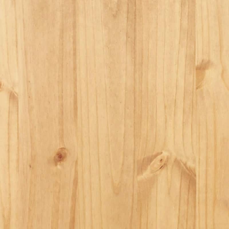 vidaXL Highboard, 44.1x17x77.2 Inches, Natural Finish - 44.1" x 16.9" x 77.2"