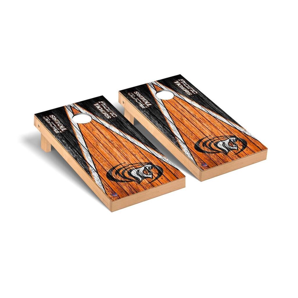 University of Pacific Tigers Triangle Cornhole Board Set