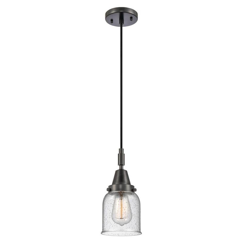 Innovations Lighting 447-1P-G54 Bell 5" Wide Mini Pendant with Clear,