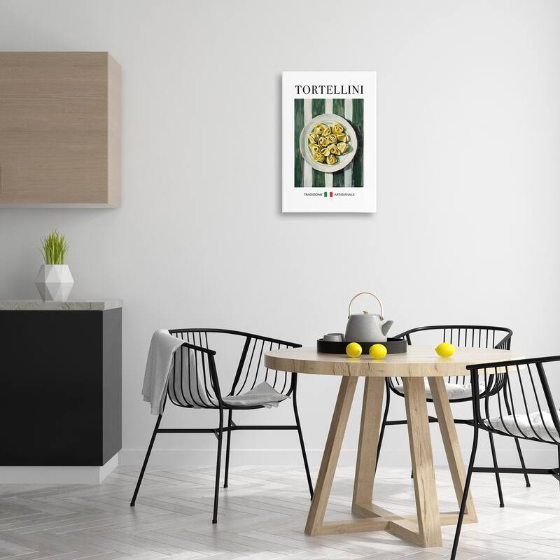Stupell Traditional Tortellini Pasta Canvas Wall Art Design By Andreas Magnusson