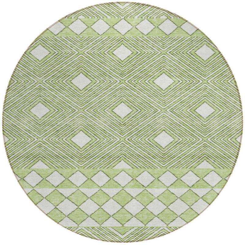 HomeRoots Geometric Transitional Rectangle Outdoor Rug