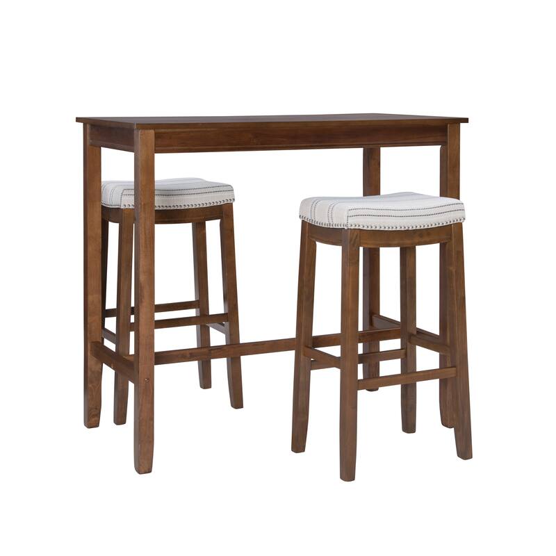 Linon Bridgeport 3-Piece Bar Dining Set