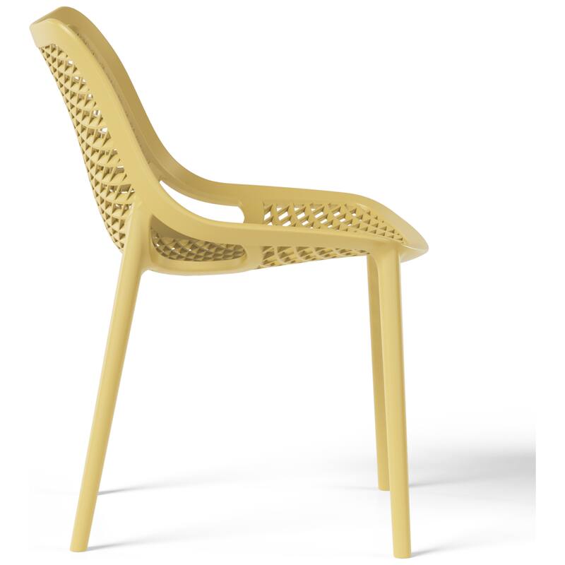 Frond and Form Outdoor Stacking Dining Side Chair (Set of 2)