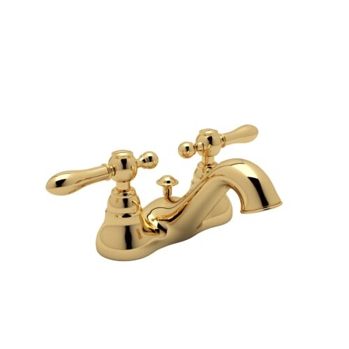 Shop Rohl Ac95lm 2 Cisal Centerset Bathroom Faucet With Pop Up