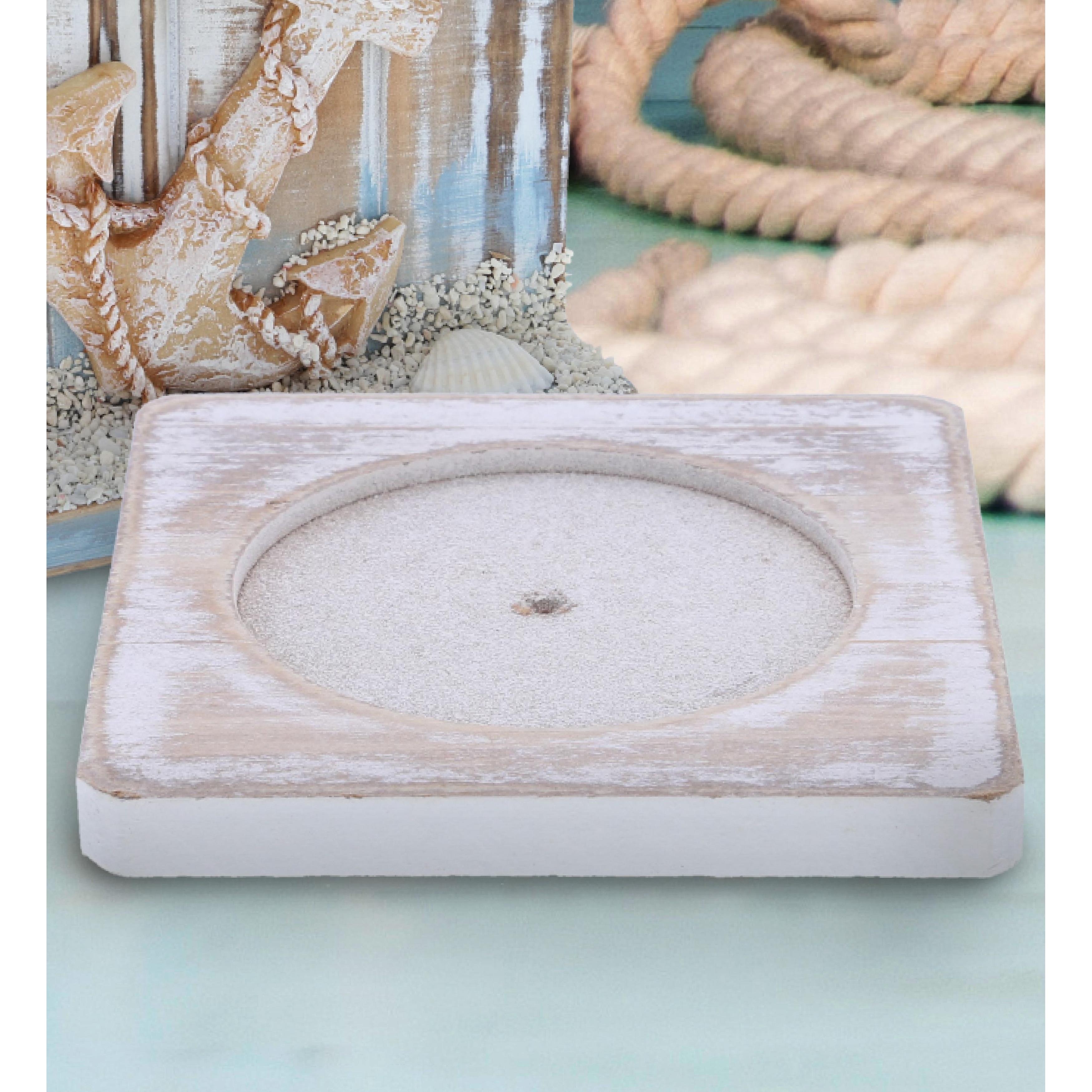 CoTa Global Coastal Horizon Schmuckschatulle – Handgefertigte Holzbox Mit Seestern, 10,7 Cm