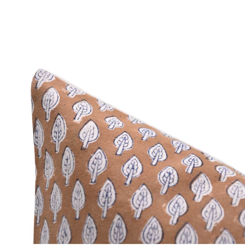 Fabdivine Cotton Farmhouse Hand Block print pillow cover