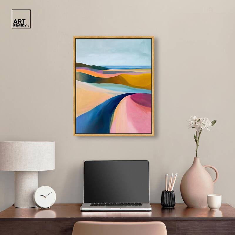 Colorful Dunes I Canvas by Art Remedy