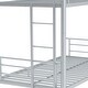 preview thumbnail 6 of 10, Twin Over Twin Bunk Bed with Ladder, Able to Split, Silver