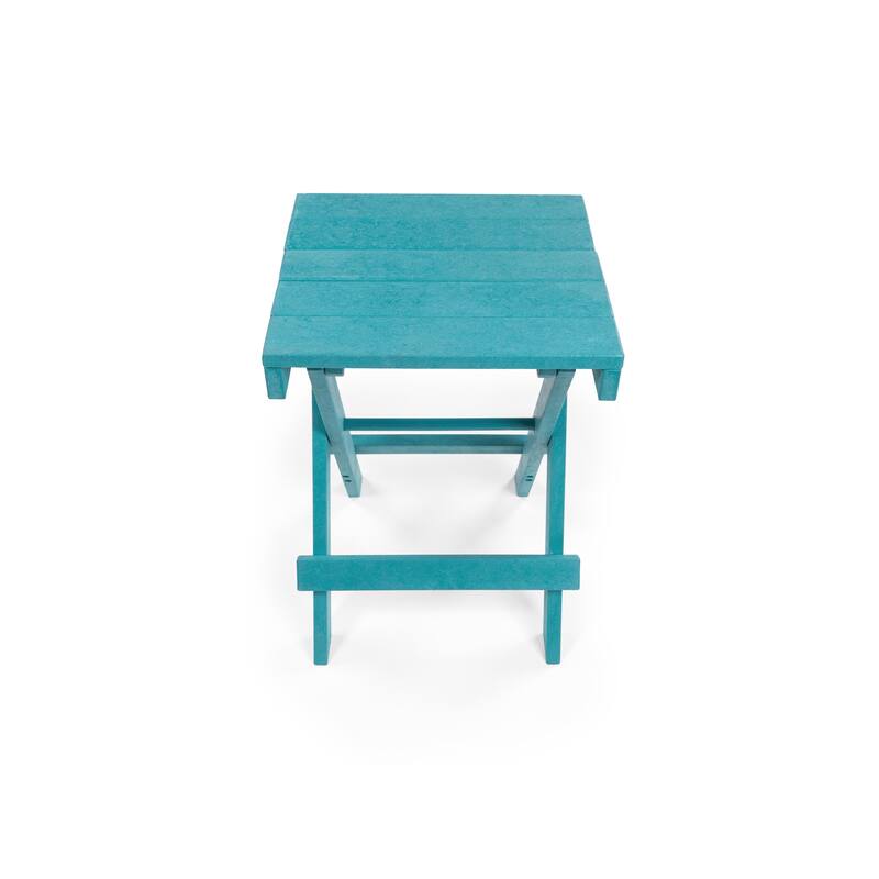 San Juan Fully Assembled All-Weather Recycled HDPE Outdoor Folding Bistro table