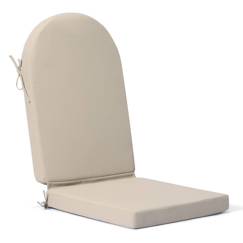 Laguna All Weather Poly Outdoor Adirondack Chair Seat And Back Cushion (Cushions Only)